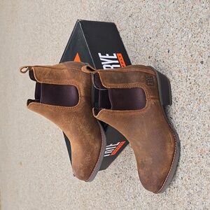 NEW Frye Women's Safety-Crafted Chelsea Steel Toe Work Boots FR40502F